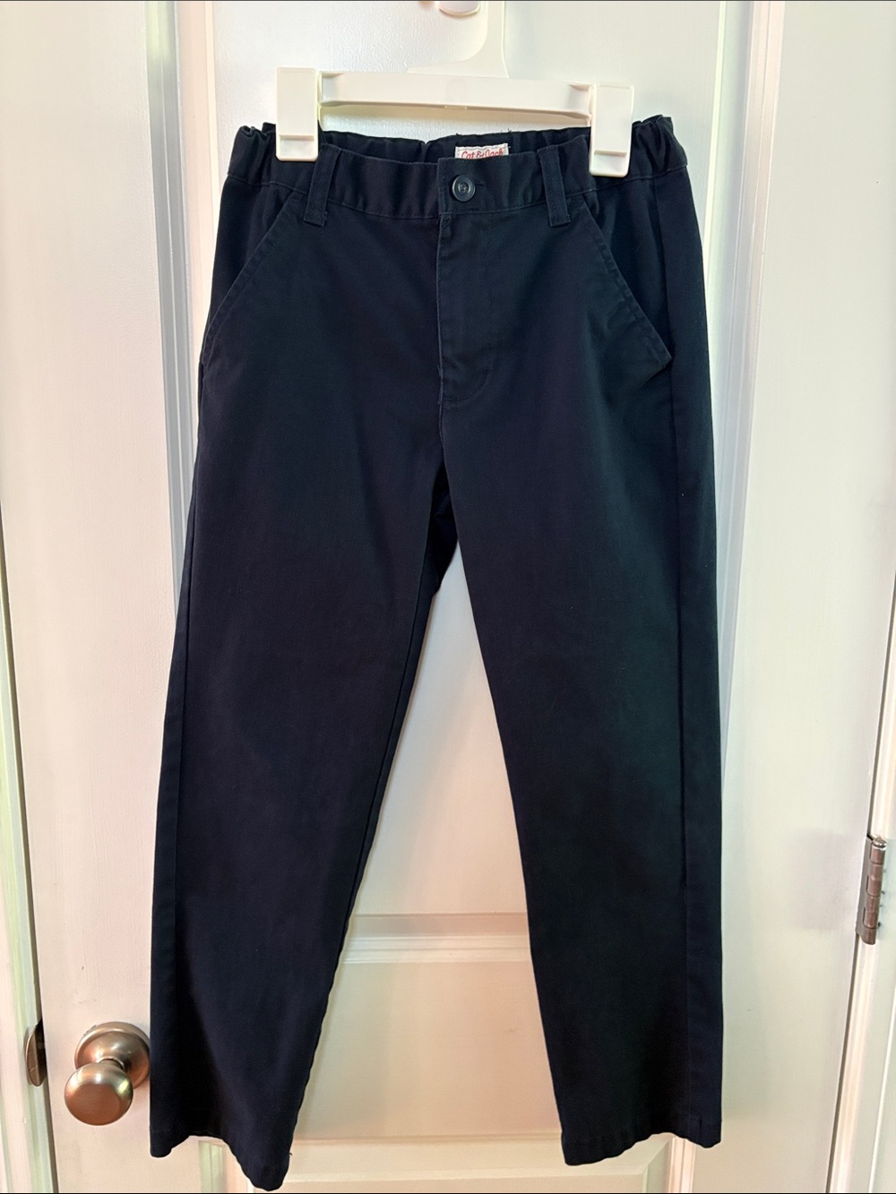 Boy’s Classic Straight Pants - Black